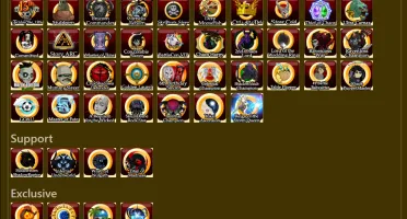 Conta AQW com 3 classes de calendário e muitos HARD FARM
