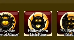 Conta AQW com 3 classes de calendário e muitos HARD FARM