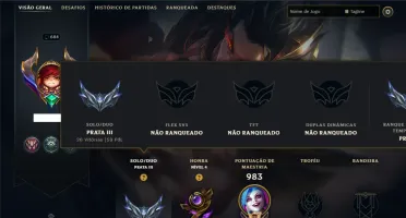 Prata 3 com TODOS os Champs e 349 Skins ( MID / ADC / JG )