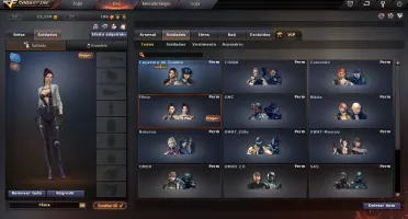 conta crossfire com 1 vip, varias m.n e sem email