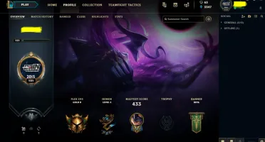 Conta lol gold 2, todos campeões e 104 skins