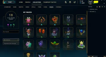 Conta lol gold 2, todos campeões e 104 skins