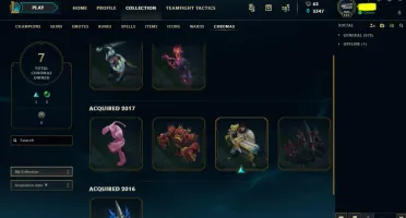 Conta lol gold 2, todos campeões e 104 skins