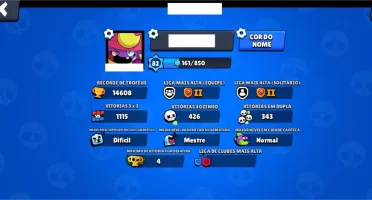 Brawl Stars com 14.500 troféus