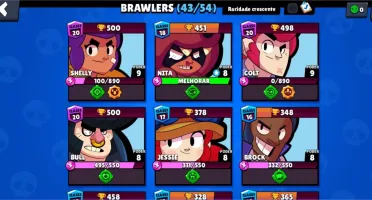 Brawl Stars com 14.500 troféus