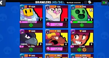 Brawl Stars com 14.500 troféus