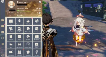 conta genshin impact AR58 ✨ zhongli, albedo, eula e mais!