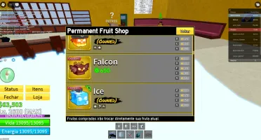 conta de blox fruits