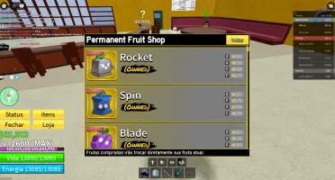 conta de blox fruits
