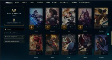 Prata 2 com 50 Champs e 46 Skins