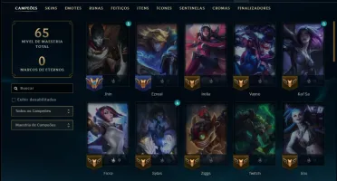 Prata 2 com 50 Champs e 46 Skins