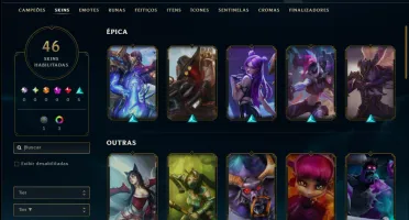 Prata 2 com 50 Champs e 46 Skins