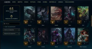 Prata 2 com 50 Champs e 46 Skins
