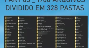 Pacote De Arquivos Para Cnc Router 80mil Arquivos