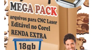 Pacote De Arquivos Para Cnc Router 80mil Arquivos