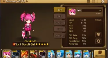 Reroll Summoners War lvl10 com Rica + Carcano