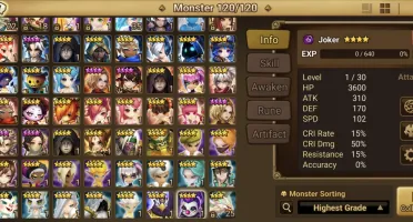 Summoners War Global com Luci Leo Liam Verad Zaiross Bastet