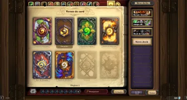 Conta hearthstone 75 packs + 15 lendárias + cardback lenda