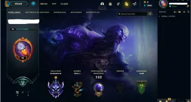 Conta diamante 3 lol 20 Skins