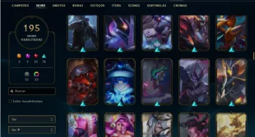 Conta prata 3 com TODOS os champs e 195 Skins ( Nivel 548 )