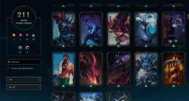 Conta de League of Legends Platina V 211 skins, 143 Icones.