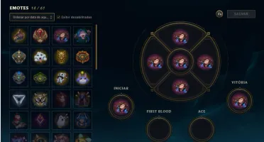 Conta de League of Legends Platina V 211 skins, 143 Icones.