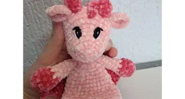 Naninha Dragão em Amigurumi