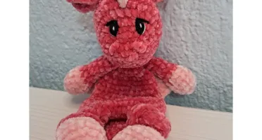 Naninha Dragão em Amigurumi