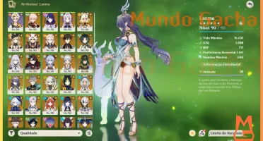 🟢 GENSHIN - OPÇÕES AR20~AR60 /C6 /Armas /Gemas +++✨