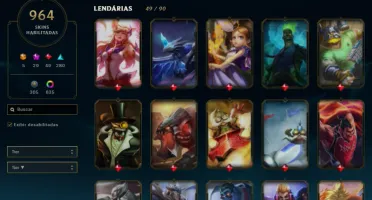 Vendo Conta League Of Legends Com 964 Skins