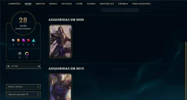 League of Legends Conta Platina 4