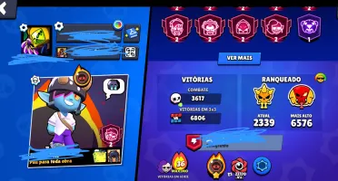Conta brawl stars quase full