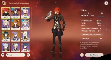 AR 52 DILUC+TUMULO,XIAO,TARTAGLIA,MONA,KEQINGC1