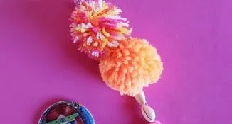 Chaveiro Pompom para Bolsas