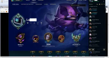 Conta League of Legends, Platina 5, 132 Champ, Muitas Skins!