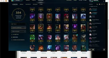 Conta League of Legends, Platina 5, 132 Champ, Muitas Skins!