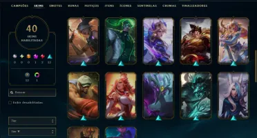 Prata 1 com 95 Champs e 40 Skins