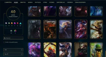 Prata 1 com 95 Champs e 40 Skins