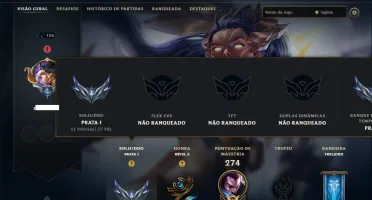 Prata 1 com 95 Champs e 40 Skins