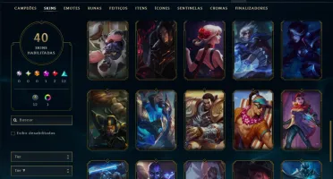 Prata 1 com 95 Champs e 40 Skins