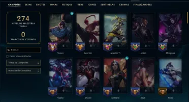 Prata 1 com 95 Champs e 40 Skins