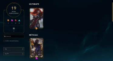 Conta League Of Legends PLATINA