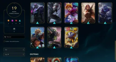 Conta League Of Legends PLATINA