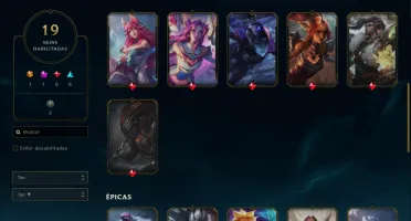 Conta League Of Legends PLATINA