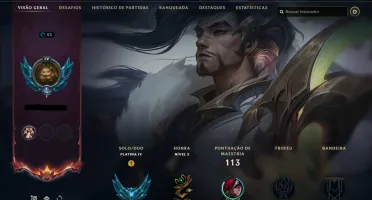 Conta League Of Legends PLATINA
