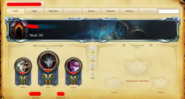 Conta DIAMANTE s6 (Unranked s7)