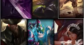 CONTA PRATA V / 53 CAMPEOES / 6 SKINS / 2 PAG DE RUNAS