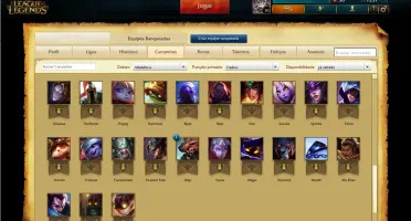 CONTA PRATA V / 53 CAMPEOES / 6 SKINS / 2 PAG DE RUNAS