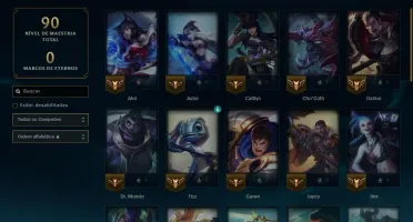 Conta lol, 32 champions nivel 49 10 skins. Unranked.