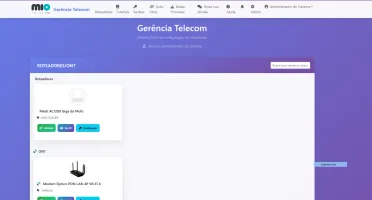 Sistema de Gerência Telecom em PHP – Administração de Rotead
